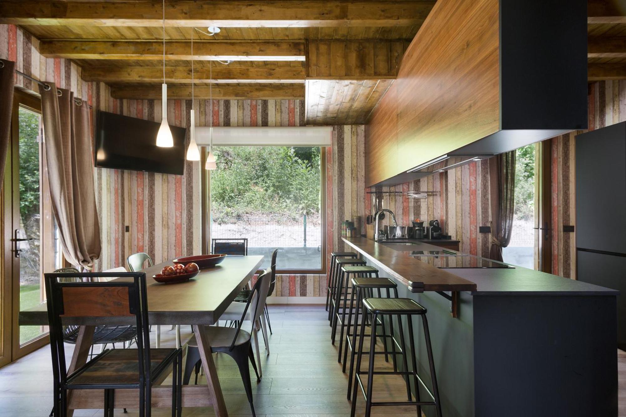 Casa Forelsa Lujo En La Montana Hoz de Jaca Buitenkant foto